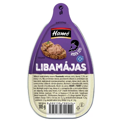 Hamé libamájas 105g