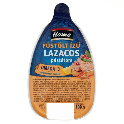 HAMÉ FÜSTÖLT ÍZŰ LAZACOS PÁSTÉTOM 100 G