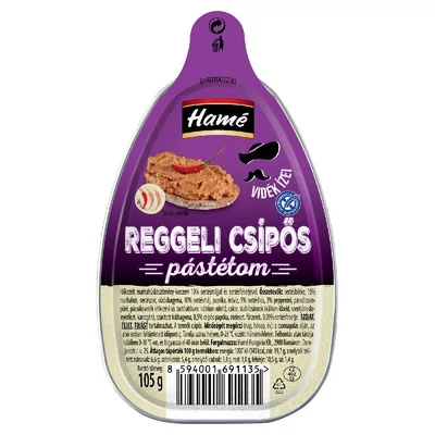 Hame reggeli pástétom csípős 105 gr