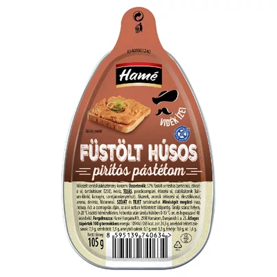 Hame pástétom füstölt húsos pirítós 105 g