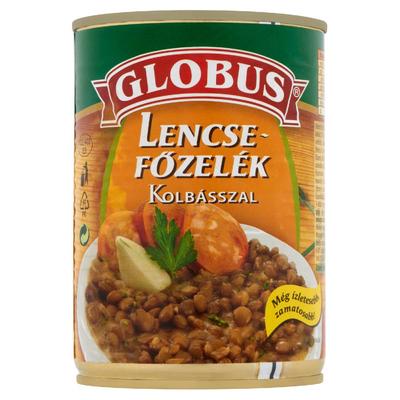 Globus lencsefőzelék kolbásszal 400 g