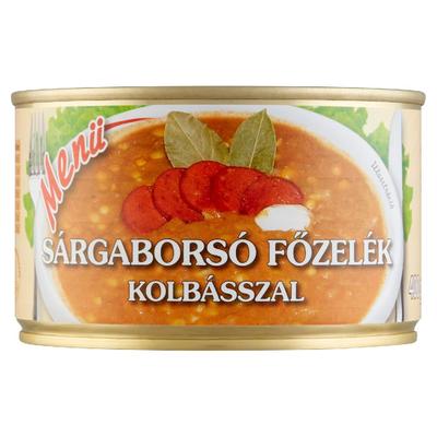 Menü sárgaborsó főzelék kolbásszal 400 g