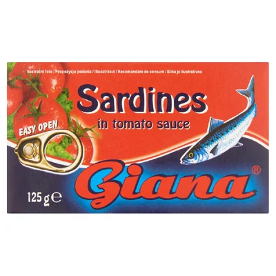 Giana szardínia paradicsomos mártásban 125 g 