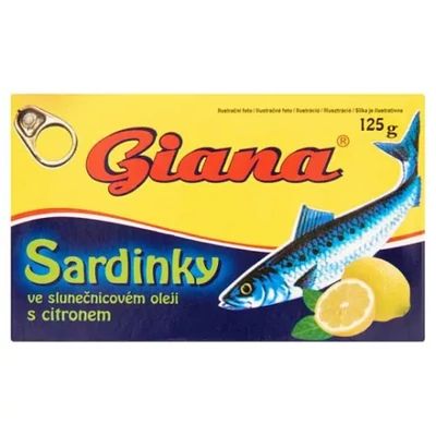 SZARDINIA GIANA 90/125.GR OLAJBAN CITROMMAL