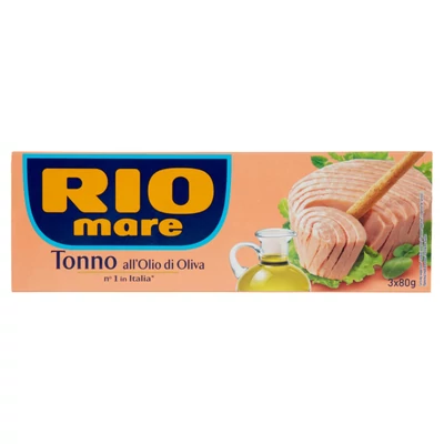 Rio Mare tonhaldarab olívaolajban 3 x 80 g   / 52 g