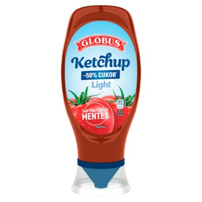 Globus ketchup light flakonos 460.g