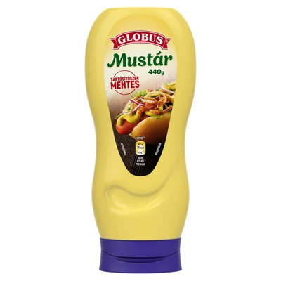 Globus mustár flakonos 440 g