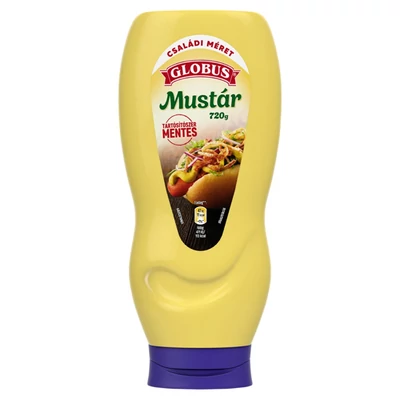 Globus mustár, flakonos 720 ml 
