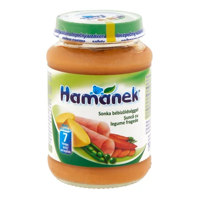 Hamanek bébiétel sonka bébizöldséggel 7 hónapos kortól 190 g