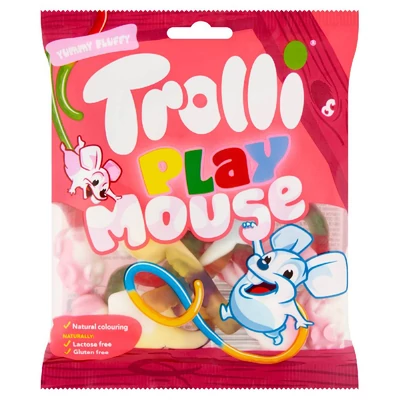 Trolli Egér gluténmentes habgumicukor 100 g