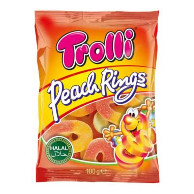 Trolli Peach Rings gumicukor 100 g