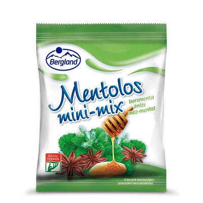 BERGLAND MINI CUKORKA 70.GR MENTOL MINI-MIX