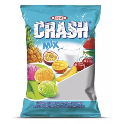 CUKORKA CRASH MIX 90.GR GYUMOLCS IZU TEJES KREMMEL