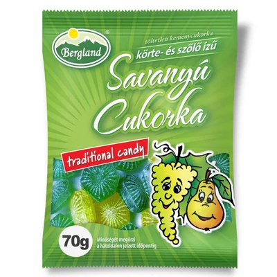 BERGLAND SAVANYU CUKORKA 70.GR KORTE-SZOLO