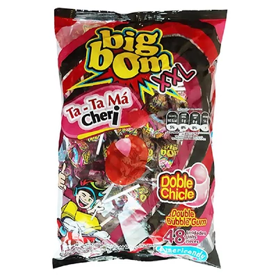 Big bom rágós nyalóka cseresznye *25 g