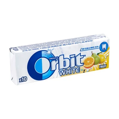 Wrigley s Orbit White fruit rágógumi 14 g