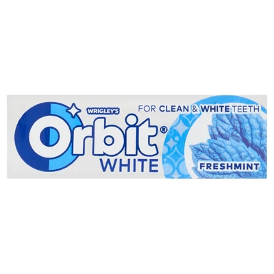 Orbit drazsé white freshmint 14 g