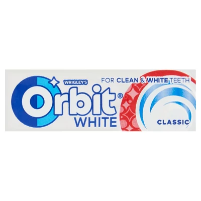 Orbit drazsé white classic 14 g
