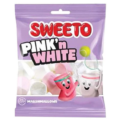 SWEETO MARSHMALLOW 60.GR PINK-WHITE