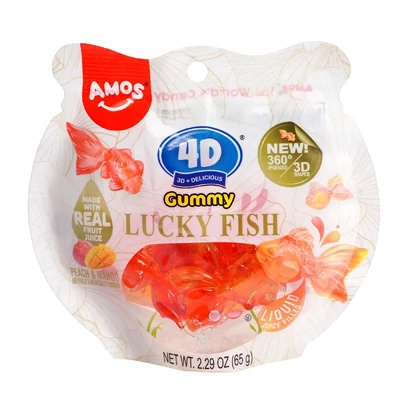 AMOS 4D GUMMY 55.GR LUCKY FISH