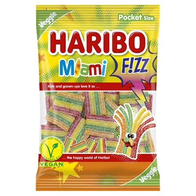 Haribo Miamai Fizz savanyú gumicukor 85 g