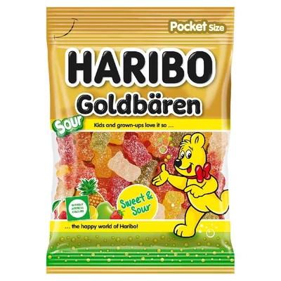 Haribo Goldbaren Sweet & Sour gumicukor 80g