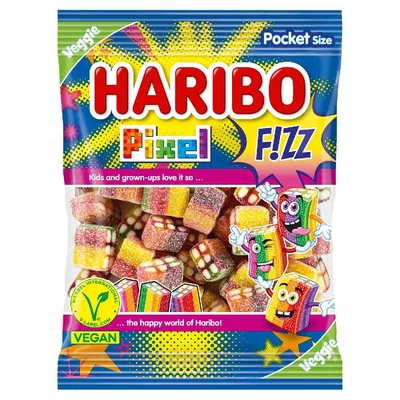 HARIBO GUMICUKOR 80.GR PIXEL FIZZ