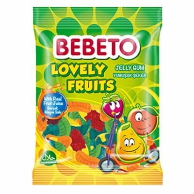 Bebeto gumicukor lovely fruits 80 gr