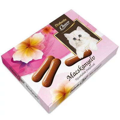 Diabette macskanyelv tejcsokoládé früktózzal 80 g