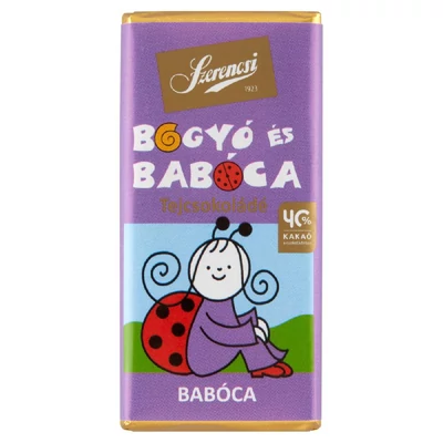 SZERENCSI TEJCSOKOLADE 20.GR BOGYO ES BABOCA