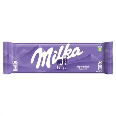 MILKA TABLAS CSOKOLADE 250.GR ALPESI TEJ