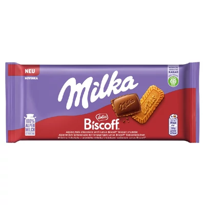 MILKA TABLAS 90.GR BISCOFF