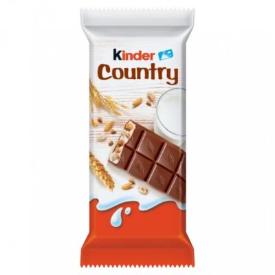 Kinder Country tejcsokoládé szelet gabonapelyhekkel és tejjel töltve 23,5 g