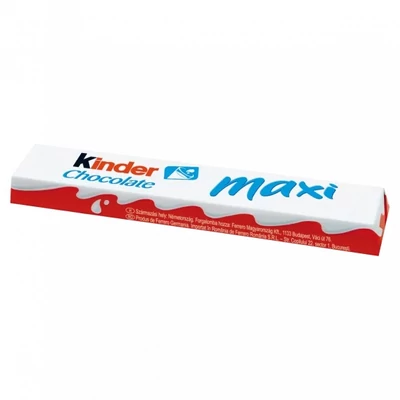 Kinder Chocolate Maxi tejes töltésű tejcsokoládé szelet 21 g