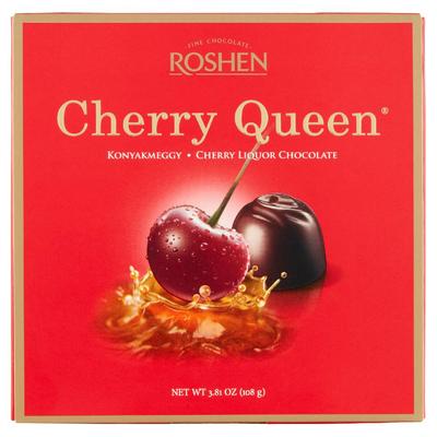 Roshen Cherry Queen étcsokoládés konyakmeggy 108 g