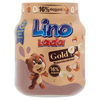Lino Lada Gold mogyorós kenhető krém mogyoródarabkákkal 350 g
