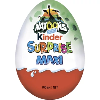 KINDER TOJAS MAXI 100.GR PLAYMOBIL/NATOONS