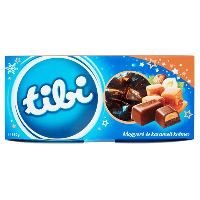Tibi szaloncukor mogyoró és karamell krémes 330 g