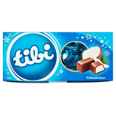Tibi szaloncukor kókuszkrémes 330 g