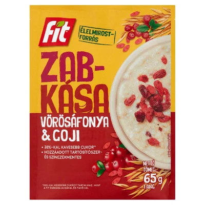 FIT REGGELI ZABKÁSA GOJI BOGYÓVAL 65G