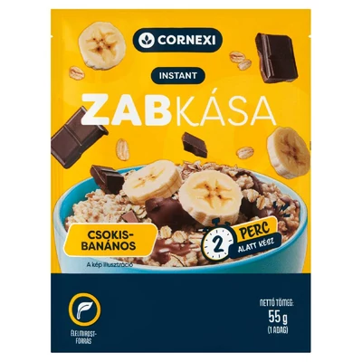 Cornexi zabkása banán+csoki 55 g
