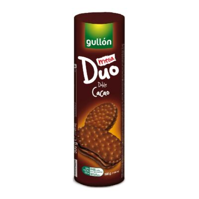 Gullon mega duo szendvicskeksz double kakaó 500 g