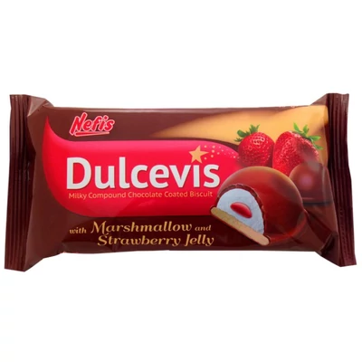 NEFIS KAKAÓS BEV. MÁRT. PILLECUKROS KEKSZ 70G EPER ZSELÉ TÖLT.
