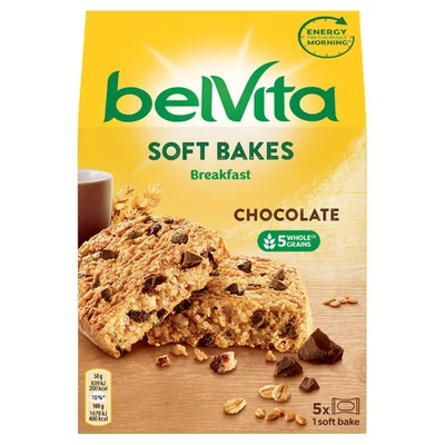 Belvita jóreggelt softy csokidarabos 250 g