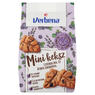 Verbena mini keksz levendulával és áfonyadarabokkal 90g
