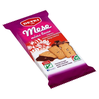 Detki Mese mézes linzer kakaós étbevonómasszával félig mártva 200 g