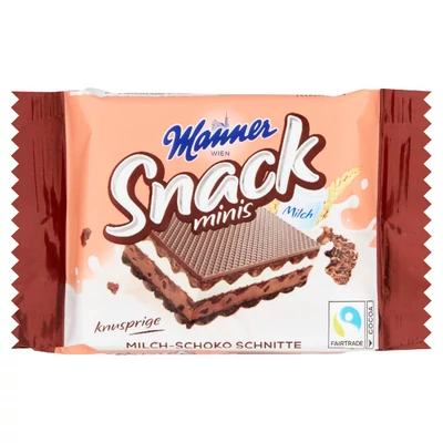 MANNER OSTYA SNACK MINIS 25.GR TEJES-CSOKOLADES