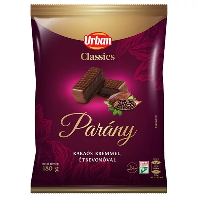 Urbán Classics parány kakós krémmel, étbevonóval 180 g