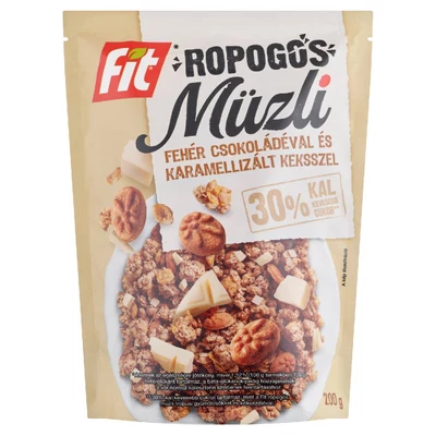 FIT REGGELI MUZLI 200.GR FEHER CSOKOLADEVAL ES KEKSZSZEL