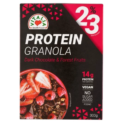 VITALIA GRANOLA PROTEIN 300.GR ETCSOKI-ERDEI GYUMOLCS